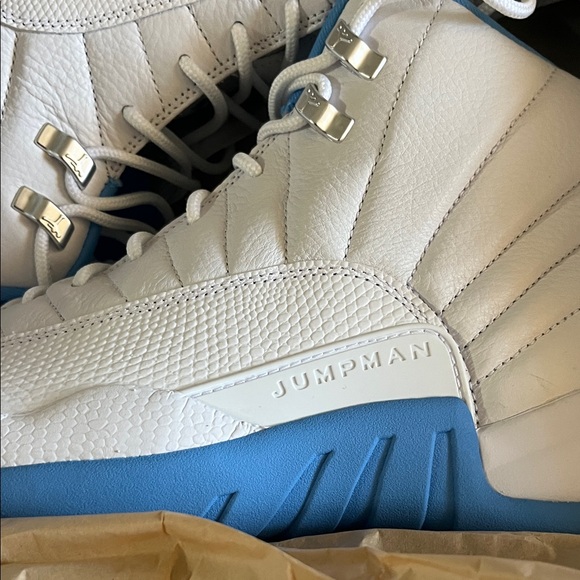 Jordan 12 Retro in White and Blue - Picture 3 of 14